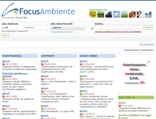 Tablet Screenshot of focusambiente.it